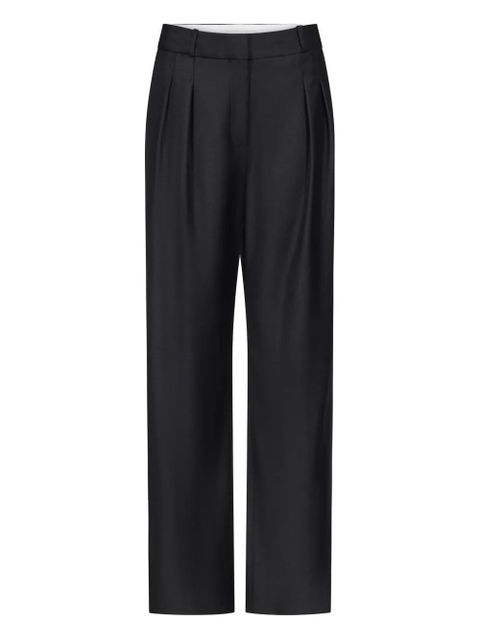 LouLou de Saison Sbiru Lds pleated trousers - Black - zdjęcie produktu nr 1