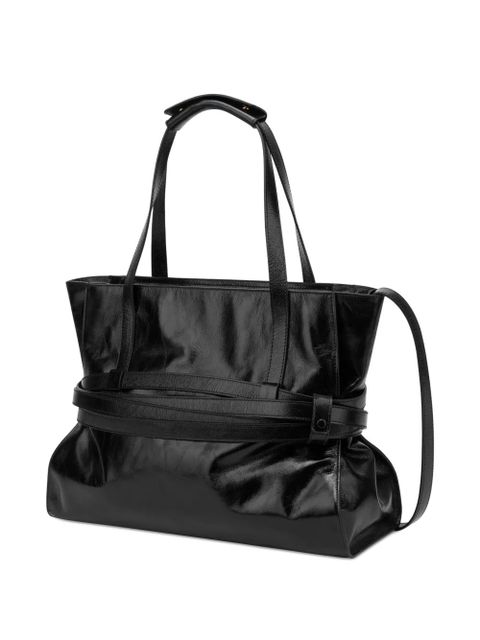 Moschino leather shoulder bag - Black - zdjęcie produktu nr 2