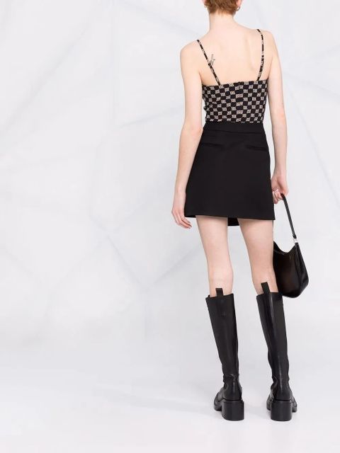 MISBHV monogram-print tank top - Black