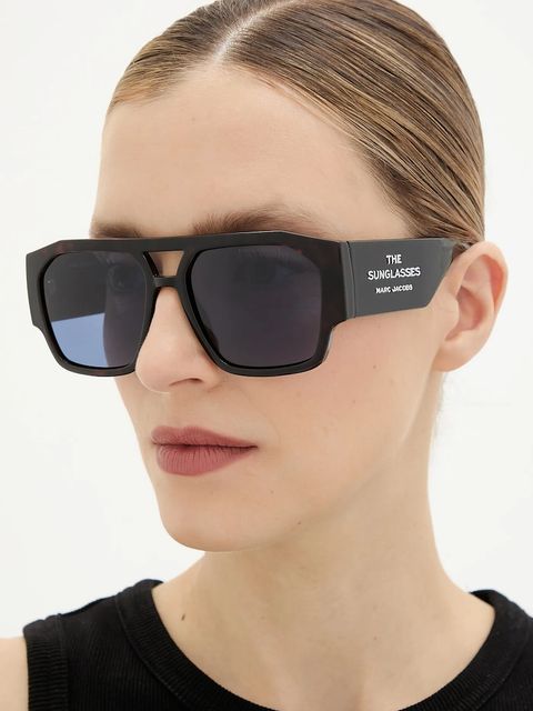 Marc Jacobs okulary przeciwsłoneczne damskie kolor brązowy MARC 860/S - zdjęcie produktu nr 1