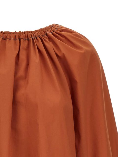 Marni poplin blouse - Orange