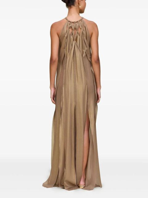 Cult Gaia Aditi gown dress - Gold