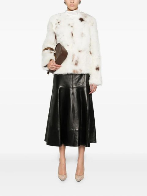 ZIMMERMANN Hypnotic Spot shearling jacket - Neutrals