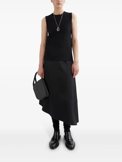 Jil Sander crew neck tank top - Black - zdjęcie produktu nr 2