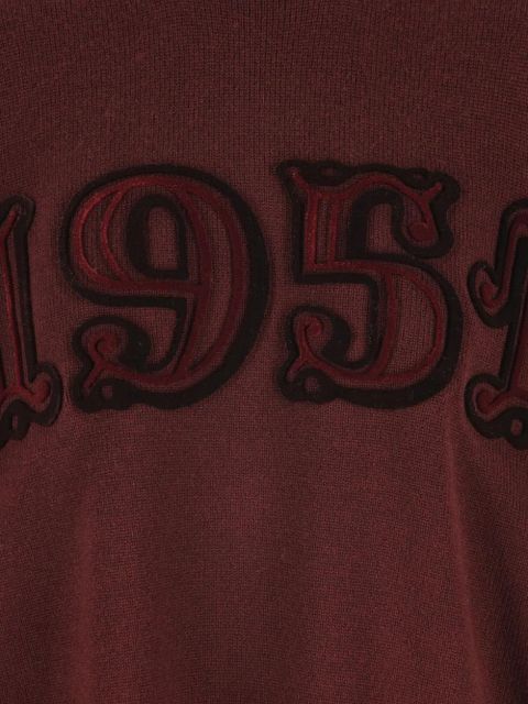 Max Mara long-sleeve embroidered sweater