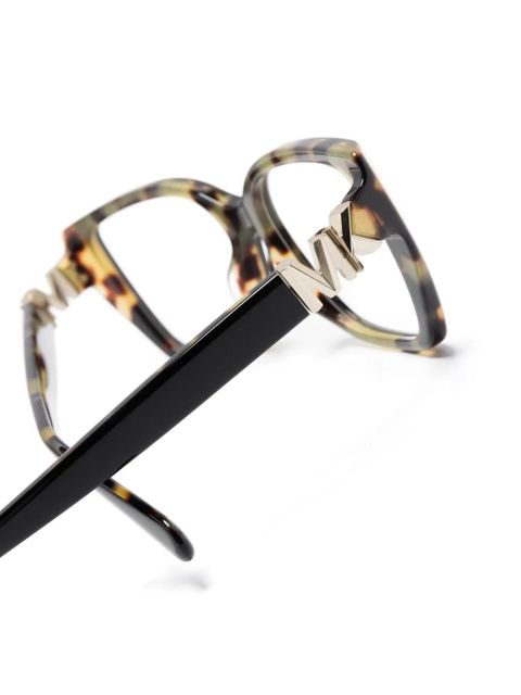 Michael Kors Castello square-frame glasses - Black