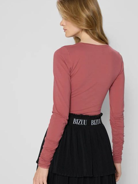 Bizuu body RELLA damskie kolor czerwony gładka RELLA CZERWONY KW25