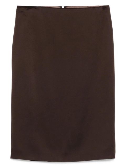 TOM FORD silk pencil skirt - Brown - zdjęcie produktu nr 1