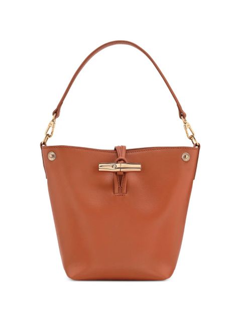 Longchamp XS Le Roseau bucket bag - Brown - zdjęcie produktu nr 1