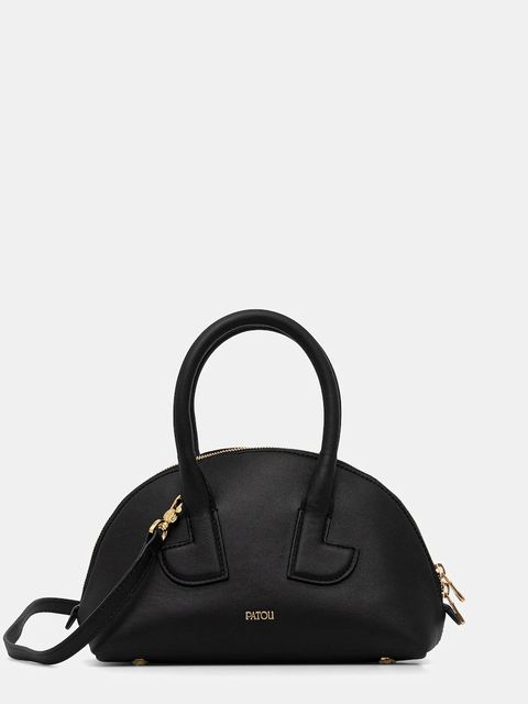 Patou torebka skórzana kolor czarny BA0195000