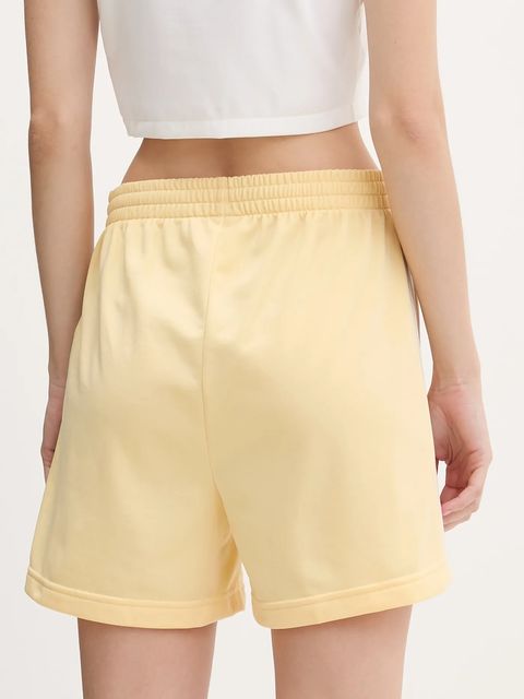 adidas Originals szorty damskie kolor żółty z aplikacją high waist KD3669 - zdjęcie produktu nr 2