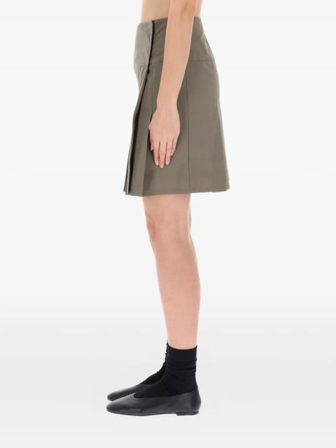 OUR LEGACY pleated mini skirt - Green - zdjęcie produktu nr 2