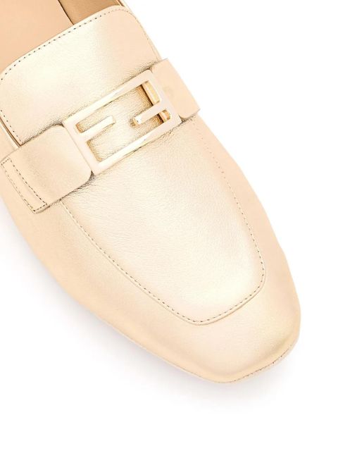 FENDI Baguette loafers - Gold - zdjęcie produktu nr 2