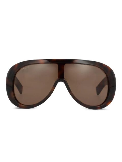 Gucci logo-detailed sunglasses - Brown - zdjęcie produktu nr 1
