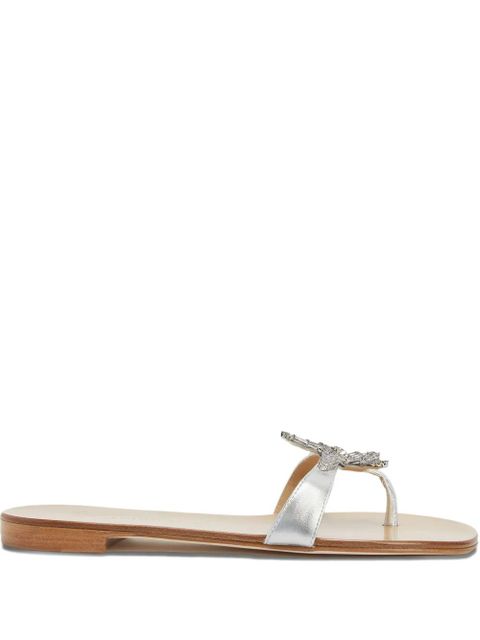 Giuseppe Zanotti Eligia star-embellished sandals - Silver - zdjęcie produktu nr 1