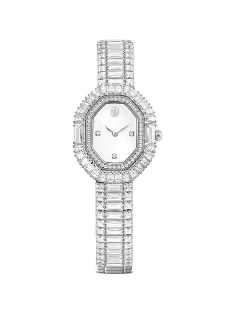 Swarovski Matrix octagon embellished 30mm watch - White - zdjęcie produktu nr 1