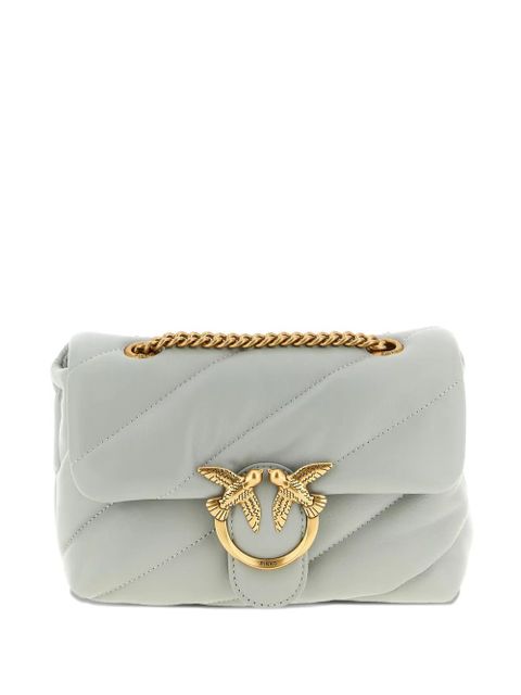PINKO mini quilted love birds crossbody bag - Grey - zdjęcie produktu nr 1