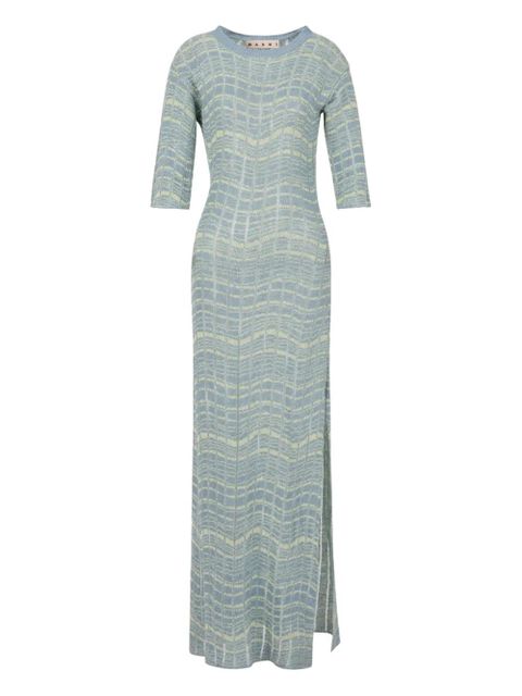 Marni slit maxi dress - Blue - zdjęcie produktu nr 1