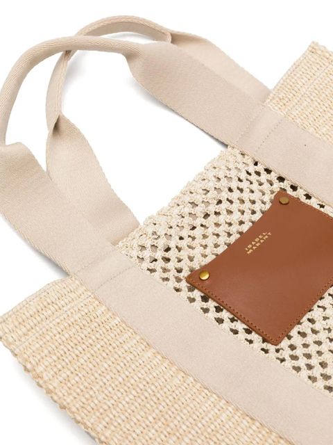 ISABEL MARANT small Aruba tote bag - Neutrals