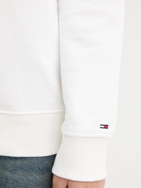 Tommy Jeans bluza bawełniana damska kolor biały z nadrukiem DW0DW21922