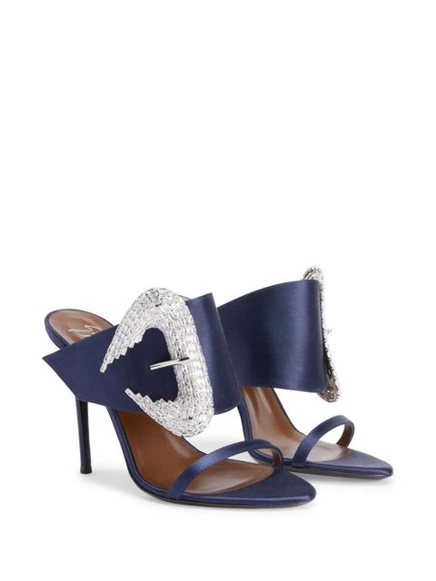Giuseppe Zanotti 105mm Ludhovica mules - Blue - zdjęcie produktu nr 2