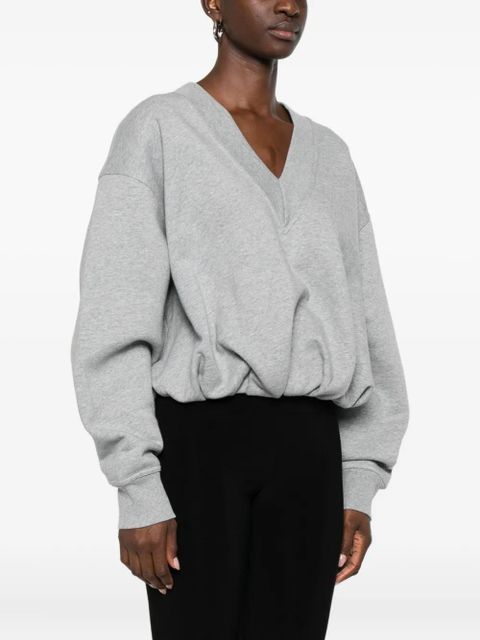 Sportmax V-neck sweatshirt - Grey