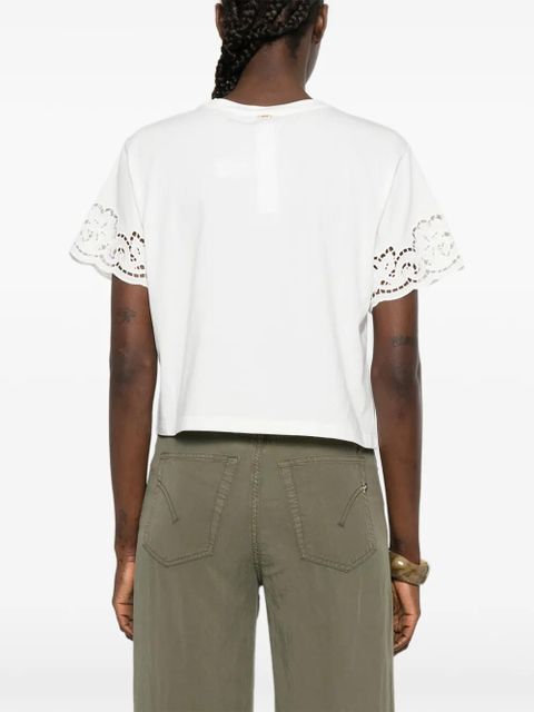 TWINSET lace T-shirt - White