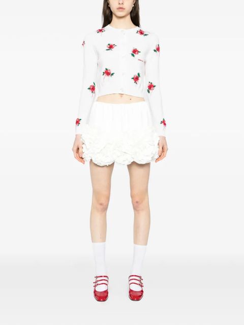 SHUSHU/TONG floral-embroidered cardigan - Neutrals - zdjęcie produktu nr 2