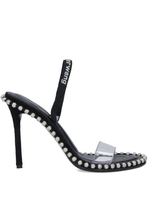 Alexander Wang 105mm Nova rhinestone-embellished heeled pumps - Black - zdjęcie produktu nr 1