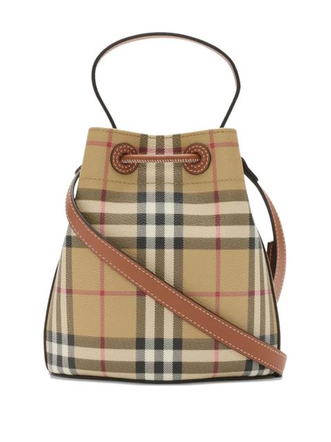 Burberry mini TB bucket bag - Neutrals