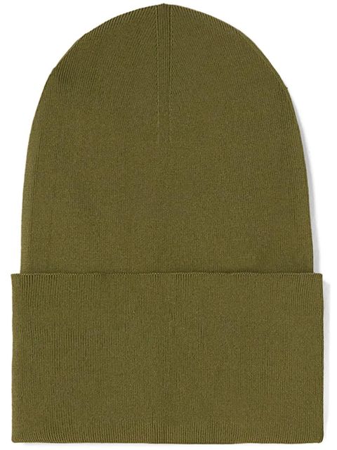 Jil Sander turn-up ribbed bucket hat - Green - zdjęcie produktu nr 1