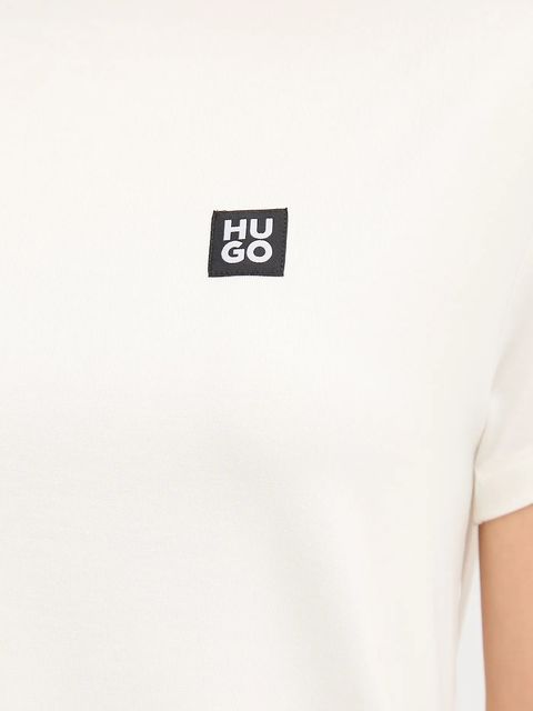 HUGO t-shirt lounge kolor beżowy 50534300 - zdjęcie produktu nr 2