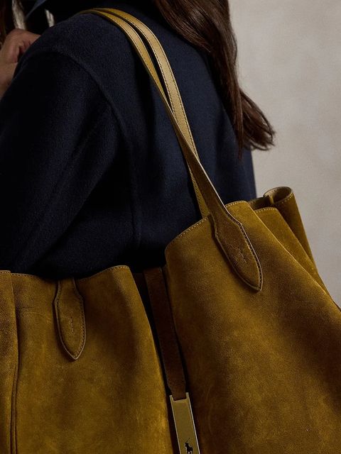 Polo Ralph Lauren torebka zamszowa