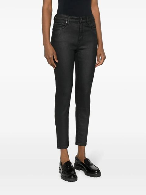 Lauren Ralph Lauren high-rise skinny-leg jeans - Black