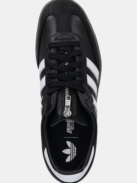 adidas Originals sneakersy skórzane SAMBA OG x Jeremy Scott kolor czarny JQ8835