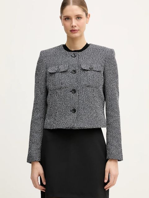 Dkny marynarka kolor granatowy jednorzędowa UK5JV347 - zdjęcie produktu nr 1