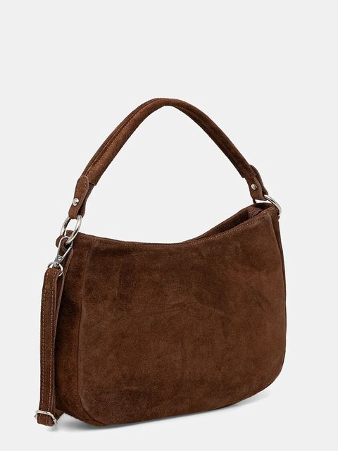 Answear.LAB torebka zamszowa kolor brązowy - zdjęcie produktu nr 2