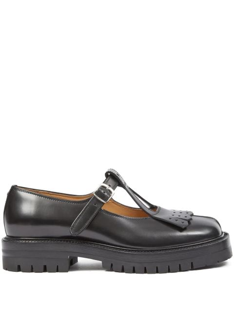 Maison Margiela Tabi County leather Mary Janes - Black - zdjęcie produktu nr 1