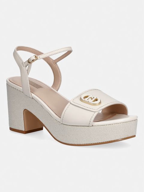 Liu Jo sandały na słupku skórzane HARPER 04 - zdjęcie produktu nr 2