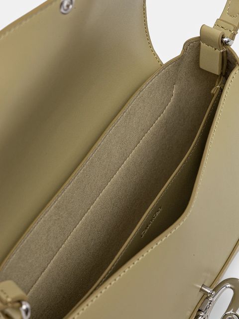 Calvin Klein torebka kolor zielony LV04F3146G