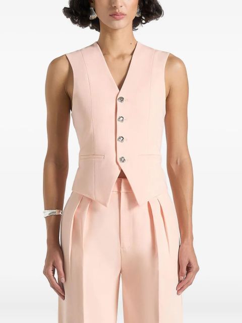 Manière De Voir Christine Cinch tailored waistcoat - Pink - zdjęcie produktu nr 1