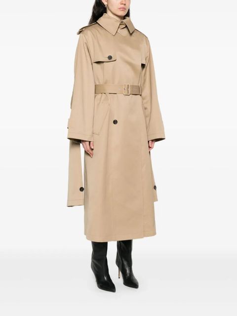 Jean Paul Gaultier double-breasted belted trench coat - Neutrals