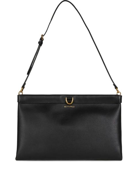 ETRO medium TALK leather clutch - Black - zdjęcie produktu nr 1