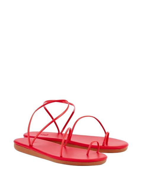Ancient Greek Sandals Kansiz strap sandals - Red