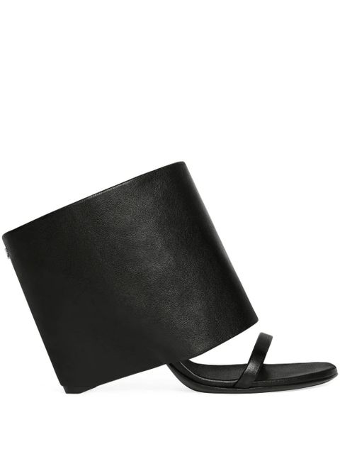 Courrèges Oblique sandals - Black - zdjęcie produktu nr 1