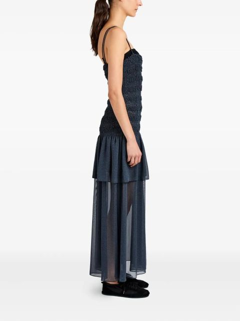 Proenza Schouler Michal ruffled midi dress - Blue