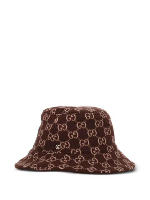 Gucci GG-monogram bucket hat - Brown - zdjęcie produktu nr 1