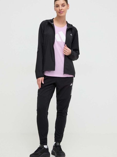 adidas Performance kurtka do biegania Run It kolor czarny przejściowa IL7223 - zdjęcie produktu nr 2