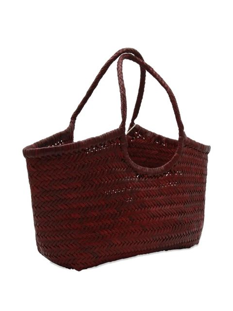 DRAGON DIFFUSION Big Nantucket leather tote bag - Brown - zdjęcie produktu nr 2