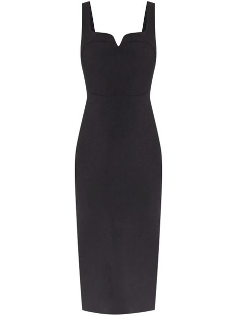 Victoria Beckham sleeveless midi dress - Black - zdjęcie produktu nr 1